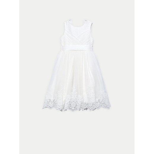 Abel & Lula Sukienka elegancka 5033 Biały Regular Fit ze sklepu MODIVO w kategorii Sukienki dziewczęce - zdjęcie 182740407