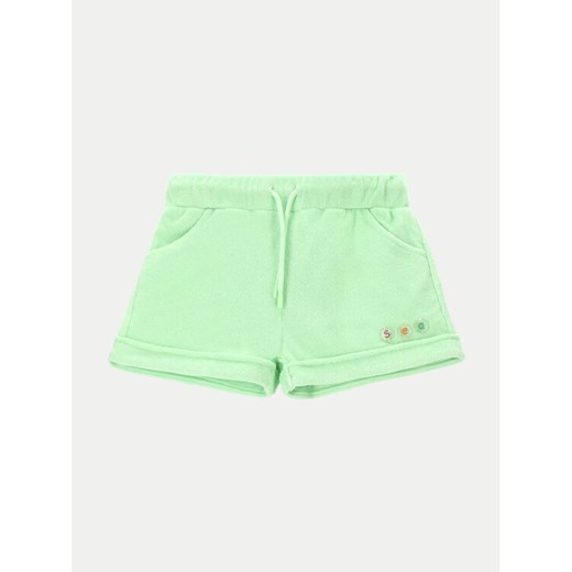 Coccodrillo Szorty sportowe WC4120401OWK Zielony Regular Fit ze sklepu MODIVO w kategorii Spodenki dziewczęce - zdjęcie 182740467