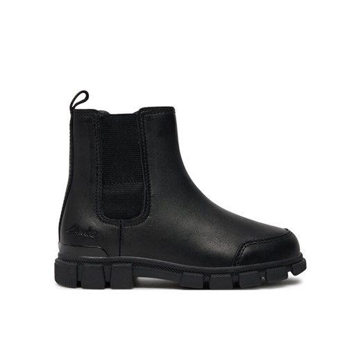 Clarks Kozaki Evyn Chelsea K. 26180291 Czarny ze sklepu MODIVO w kategorii Buty zimowe dziecięce - zdjęcie 182740476