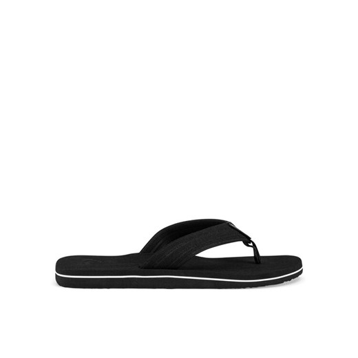 Quiksilver Japonki MOLOKAI LAYBACK TEXTURED AQYL101266 XKWK Czarny ze sklepu MODIVO w kategorii Klapki męskie - zdjęcie 182740539