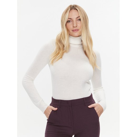 Marella Golf Incom 2333660836200 Biały Slim Fit ze sklepu MODIVO w kategorii Swetry damskie - zdjęcie 182740676