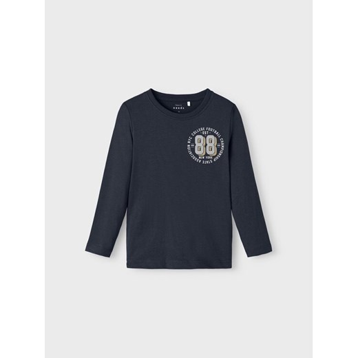 NAME IT Bluzka 13218862 Granatowy Regular Fit ze sklepu MODIVO w kategorii T-shirty chłopięce - zdjęcie 182740686