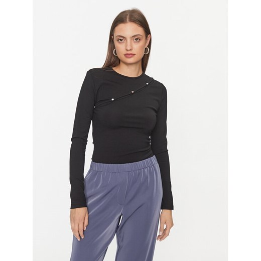 Samsøe Samsøe Bluzka Luanne F23300128 Czarny Regular Fit ze sklepu MODIVO w kategorii Bluzki damskie - zdjęcie 182740697