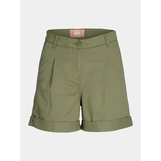 JJXX Szorty materiałowe Maddy 12253014 Zielony Loose Fit ze sklepu MODIVO w kategorii Szorty - zdjęcie 182740716