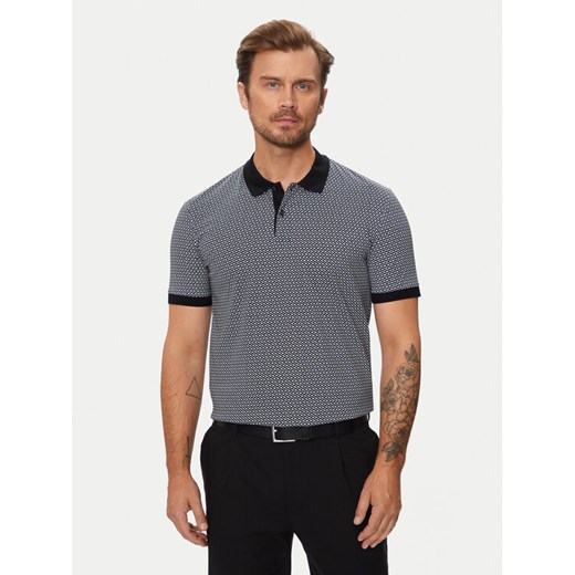 Boss Polo H-Parlay 204 50518877 Czarny Regular Fit ze sklepu MODIVO w kategorii T-shirty męskie - zdjęcie 182740797