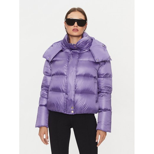 Patrizia Pepe Kurtka puchowa 2O0050/A9M0-M477 Fioletowy Regular Fit ze sklepu MODIVO w kategorii Kurtki damskie - zdjęcie 182740808