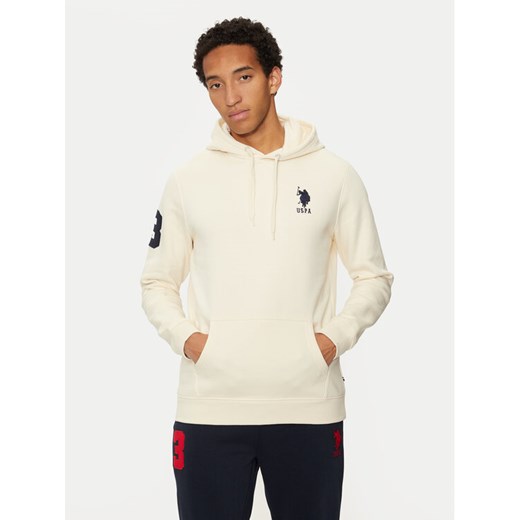 U.S. Polo Assn. Bluza MUP0683 Écru Regular Fit ze sklepu MODIVO w kategorii Bluzy męskie - zdjęcie 182740828