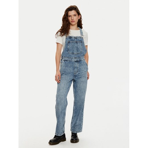 Mustang Ogrodniczki Olympia 1015583 Niebieski Loose Fit ze sklepu MODIVO w kategorii Jeansy damskie - zdjęcie 182740937