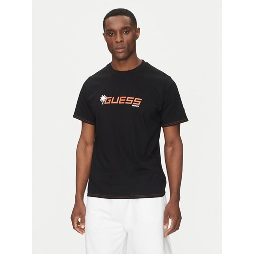 Guess T-Shirt F5GI06 I3Z14 Czarny Regular Fit ze sklepu MODIVO w kategorii T-shirty męskie - zdjęcie 182740945