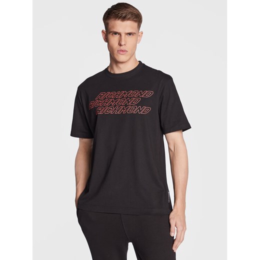 John Richmond T-Shirt UMP23018TS Czarny Regular Fit John Richmond S MODIVO