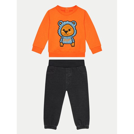 Guess Komplet bluzka i spodnie I4BG01 KAD73 Kolorowy Regular Fit ze sklepu MODIVO w kategorii Komplety niemowlęce - zdjęcie 182740966