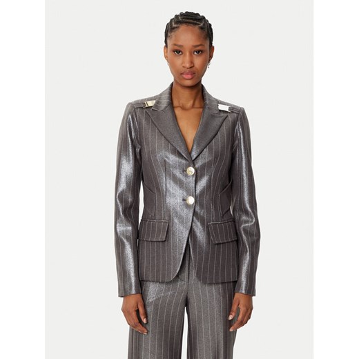 Babylon Marynarka E00285 Szary Regular Fit ze sklepu MODIVO w kategorii Marynarki damskie - zdjęcie 182740969