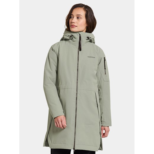 Didriksons Parka Ella Wns Parka 2 504835 Zielony Regular Fit ze sklepu MODIVO w kategorii Parki damskie - zdjęcie 182741026