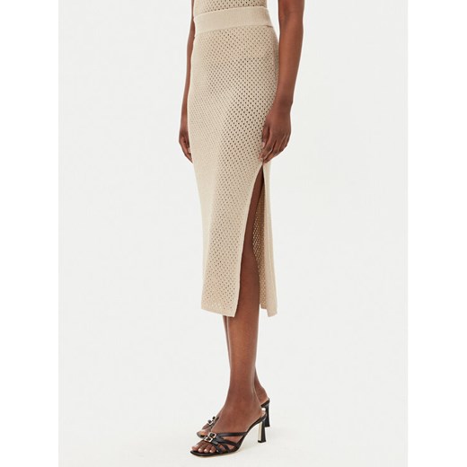 Marella Spódnica ołówkowa Arak2 2513301022 Beżowy Slim Fit ze sklepu MODIVO w kategorii Spódnice - zdjęcie 182741349