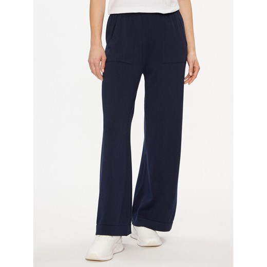 United Colors Of Benetton Spodnie dresowe 1294DF009 Granatowy Relaxed Fit ze sklepu MODIVO w kategorii Spodnie damskie - zdjęcie 182741377