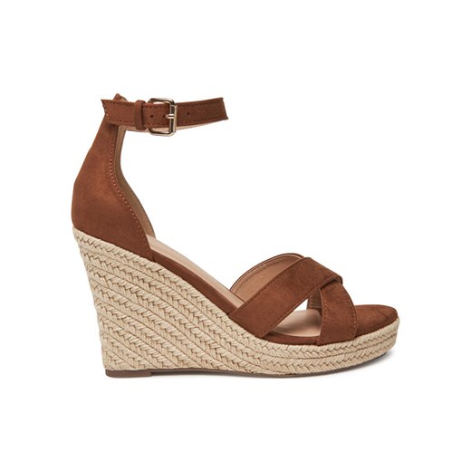 ONLY Shoes Espadryle Onlamelia-18 Mf Wedge 15335555 Brązowy ze sklepu MODIVO w kategorii Espadryle damskie - zdjęcie 182741428