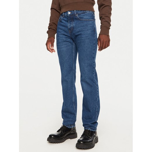 AMI PARIS Jeansy HTR001DE0031 Granatowy Classic Fit ze sklepu MODIVO w kategorii Jeansy męskie - zdjęcie 182741445