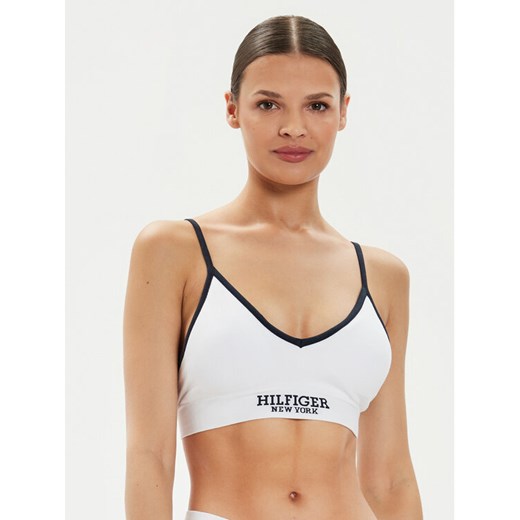 Tommy Hilfiger Biustonosz top UW0UW05218 Biały ze sklepu MODIVO w kategorii Biustonosze - zdjęcie 182741549