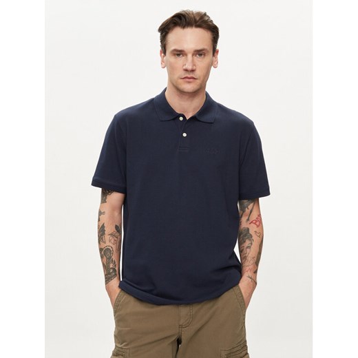 Gap Polo 586306-06 Granatowy Regular Fit ze sklepu MODIVO w kategorii T-shirty męskie - zdjęcie 182741617