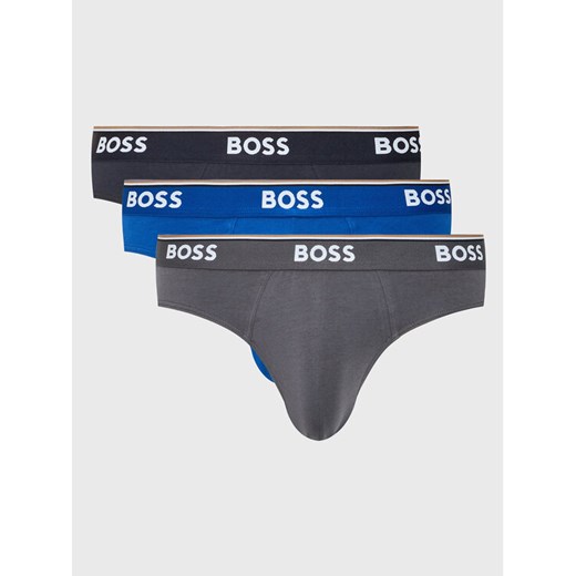 Boss Komplet 3 par slipów Power 50475273 Kolorowy ze sklepu MODIVO w kategorii Majtki męskie - zdjęcie 182741627
