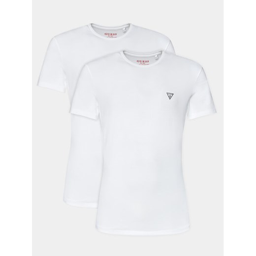 Guess Komplet 2 t-shirtów U97G02 KCD31 Biały Regular Fit ze sklepu MODIVO w kategorii T-shirty męskie - zdjęcie 182741636
