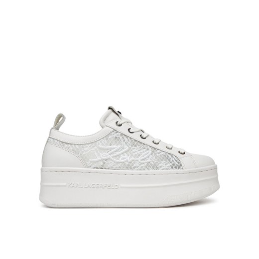 KARL LAGERFELD Sneakersy KL65011F Biały ze sklepu MODIVO w kategorii Buty sportowe damskie - zdjęcie 182741655