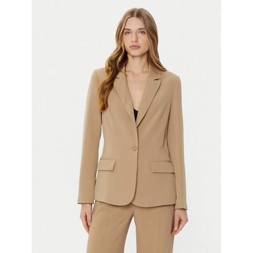 Guess Marynarka W5RN46 WFWX2 Brązowy Regular Fit ze sklepu MODIVO w kategorii Marynarki damskie - zdjęcie 182741656