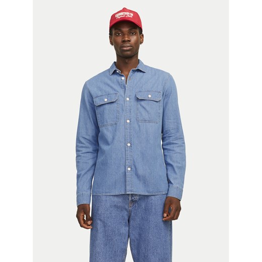 Jack&Jones Koszula jeansowa Travis 12269262 Niebieski Comfort Fit ze sklepu MODIVO w kategorii Koszule męskie - zdjęcie 182741707