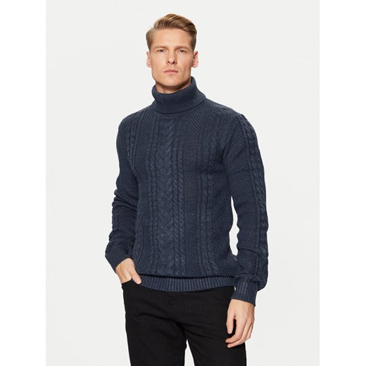 Blend Golf 20717438 Granatowy Regular Fit ze sklepu MODIVO w kategorii Swetry męskie - zdjęcie 182741736