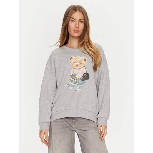 ViCOLO Bluza RS0077 Szary Regular Fit ze sklepu MODIVO w kategorii Bluzy damskie - zdjęcie 182741755