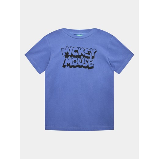 United Colors Of Benetton T-Shirt 3096C10EC Niebieski Regular Fit ze sklepu MODIVO w kategorii T-shirty chłopięce - zdjęcie 182741768