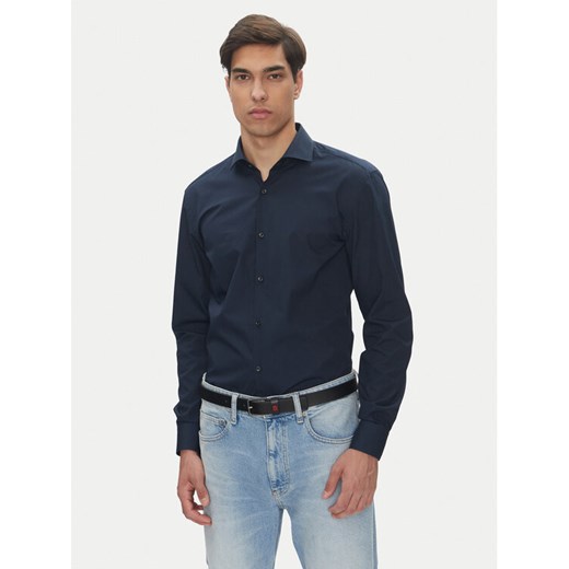 HUGO Koszula C-Jason 50293691 Granatowy Slim Fit ze sklepu MODIVO w kategorii Koszule męskie - zdjęcie 182741777
