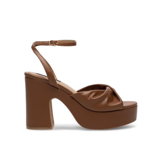 Nine West Sandały WFA2634-2 Brązowy ze sklepu MODIVO w kategorii Sandały damskie - zdjęcie 182741805