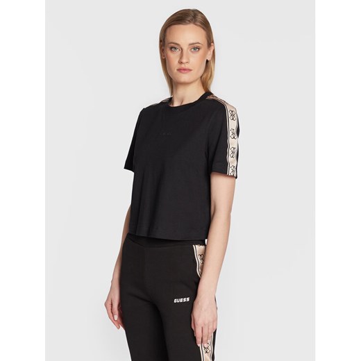 Guess T-Shirt V3RI08 I3Z14 Czarny Relaxed Fit ze sklepu MODIVO w kategorii Bluzki damskie - zdjęcie 182741865