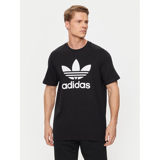 adidas T-Shirt Adicolor Classics Trefoil T-Shirt IA4815 Czarny Regular Fit ze sklepu MODIVO w kategorii T-shirty męskie - zdjęcie 182741896