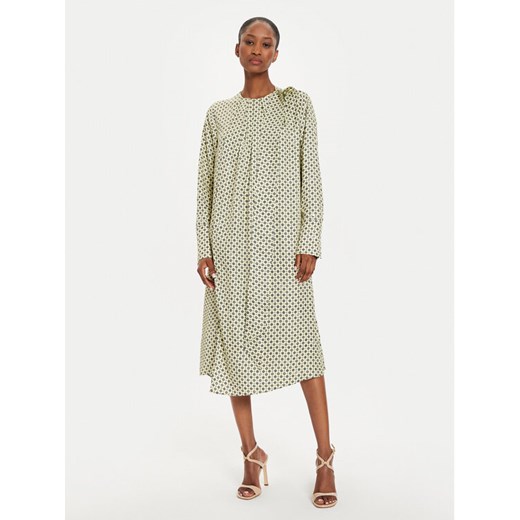 Tommy Hilfiger Sukienka koszulowa WW0WW42318 Żółty Relaxed Fit ze sklepu MODIVO w kategorii Sukienki - zdjęcie 182741906