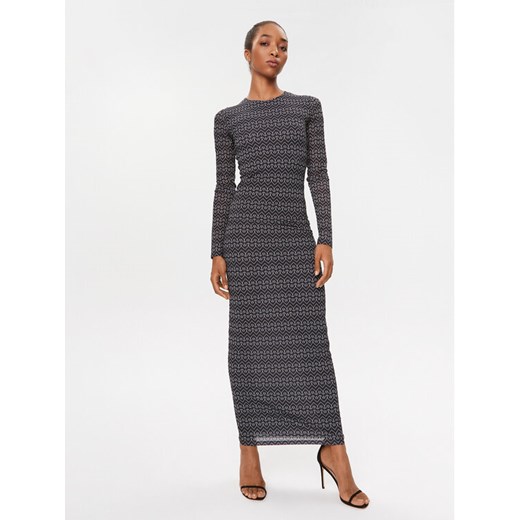 Patrizia Pepe Sukienka codzienna 2A2655/J152 XZ01 Czarny Slim Fit ze sklepu MODIVO w kategorii Sukienki - zdjęcie 182741935