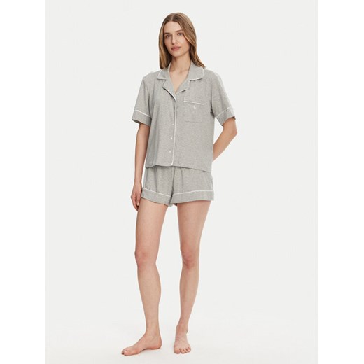 Polo Ralph Lauren Piżama 4P0231 Szary Regular Fit ze sklepu MODIVO w kategorii Piżamy damskie - zdjęcie 182741955