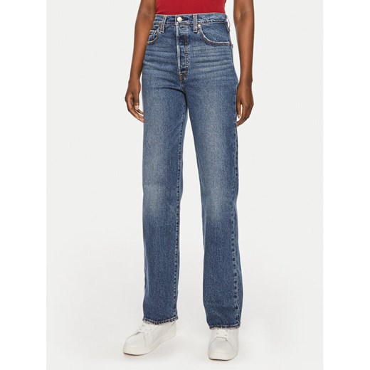 Levi's® Jeansy Ribcage 79078-0007 Niebieski Straight Fit ze sklepu MODIVO w kategorii Jeansy damskie - zdjęcie 182741958