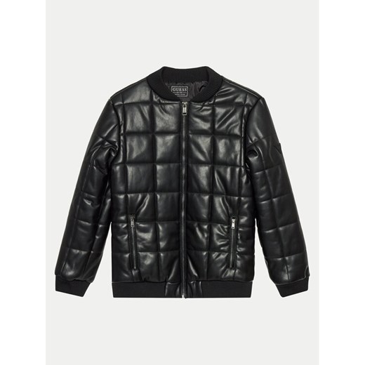 Guess Kurtka bomber L4YL17 WE8D0 Czarny Regular Fit ze sklepu MODIVO w kategorii Kurtki chłopięce - zdjęcie 182741967