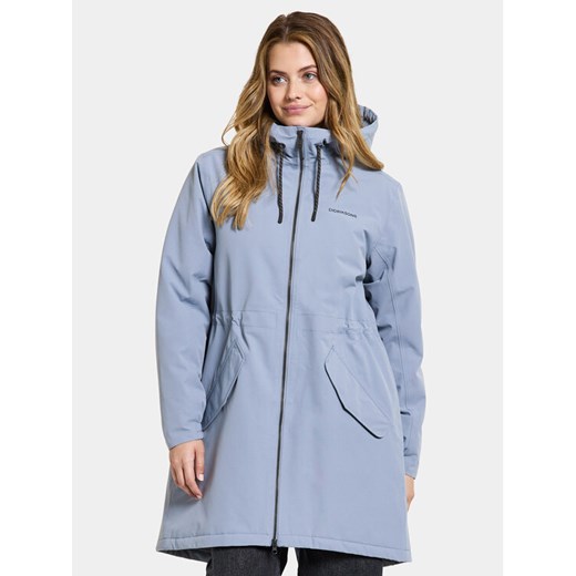 Didriksons Parka Marta-Lisa Wns Prk 2 504823 Błękitny Regular Fit ze sklepu MODIVO w kategorii Parki damskie - zdjęcie 182741968