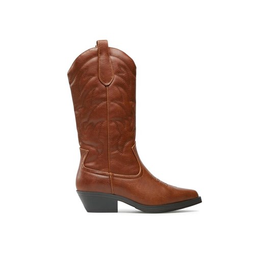 ONLY Shoes Kowbojki Onlbronco 15304379 Brązowy ze sklepu MODIVO w kategorii Kozaki damskie - zdjęcie 182742019