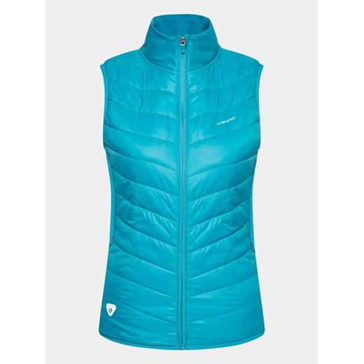 Viking Bezrękawnik Becky Pro Primaloft Lady 600/23/2331 Turkusowy Regular Fit ze sklepu MODIVO w kategorii Kamizelki damskie - zdjęcie 182742029
