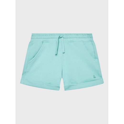 United Colors Of Benetton Szorty sportowe 3J68C901C Niebieski Regular Fit ze sklepu MODIVO w kategorii Spodenki dziewczęce - zdjęcie 182742059