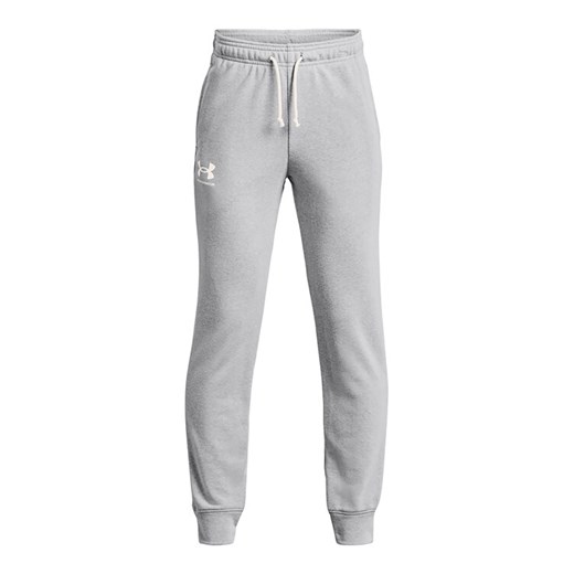 Under Armour Spodnie dresowe UA Rival Terry Jogger 1377254 Szary Regular Fit ze sklepu MODIVO w kategorii Spodnie chłopięce - zdjęcie 182742075