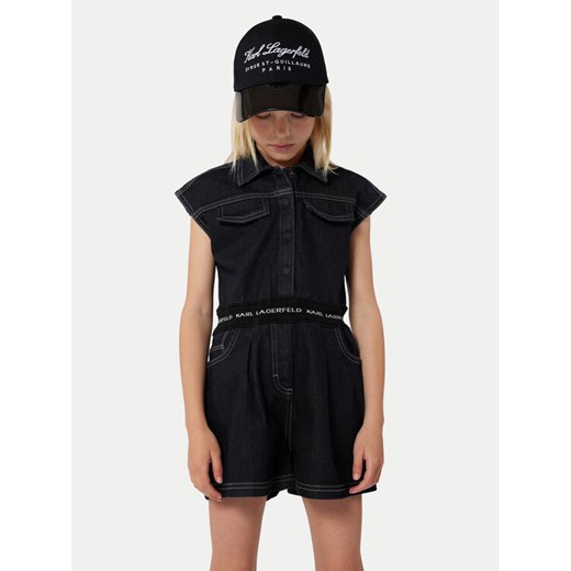 Karl Lagerfeld Kids Kombinezon Z30101 D Granatowy Regular Fit ze sklepu MODIVO w kategorii Kombinezony dziewczęce - zdjęcie 182742096