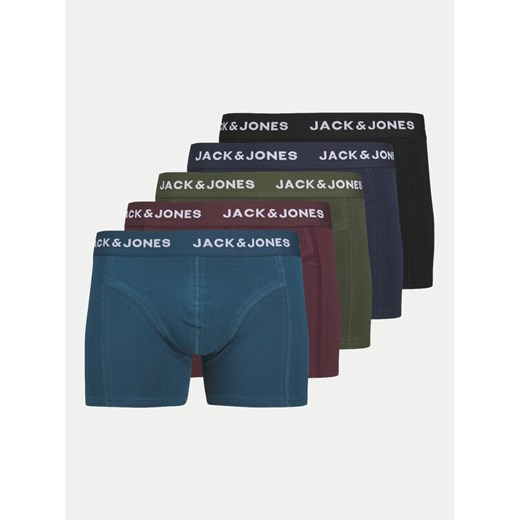 Jack&Jones Komplet 5 par bokserek Solid 12259076 Kolorowy ze sklepu MODIVO w kategorii Majtki męskie - zdjęcie 182742248