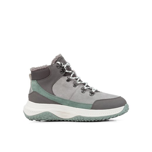 Geox Sneakersy D Oliviera + Grip D36VNC 02232 C1L9G Szary ze sklepu MODIVO w kategorii Workery damskie - zdjęcie 182742256