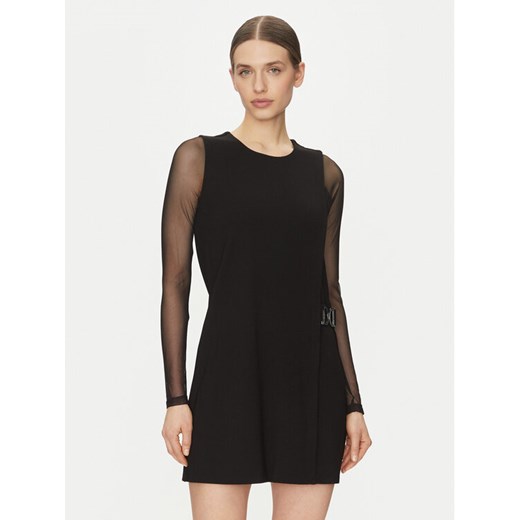 DKNY Sukienka koktajlowa DD4JBD29 Czarny Regular Fit ze sklepu MODIVO w kategorii Sukienki - zdjęcie 182742309