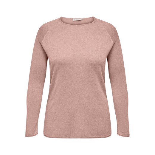 ONLY Carmakoma Sweter 15197209 Różowy Regular Fit ze sklepu MODIVO w kategorii Swetry damskie - zdjęcie 182742315